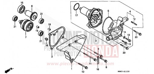 POMPE A EAU VT1100C2X de 1999
